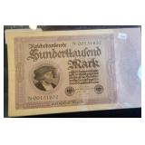 1923 GERMANY 100,000 MARKS
