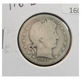 1916-D BARBER QUARTER
