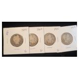 (4) BARBER QUARTERS: 1899, 1907, 1910, 1914