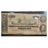 1864 CONFEDERATE "NASHVILLE CAPITOL" $20