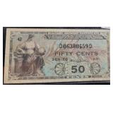 SERIES 481 FIFTY CENT MILITARY PAYMENT