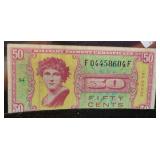 SERIES 541 FIFTY CENT MILITARY PAYMENT