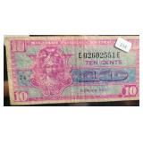 SERIES 521 TEN CENT MILITARY PAYMENT CERTIFICATE