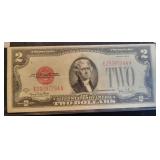 SERIES 1928-G RED SEAL $2 (NICE CONDITION)