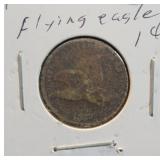 1858 FLYING EAGLE ONE CENT