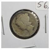 1917 D MERCURY DIME