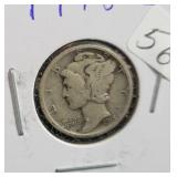 1918 D MERCURY DIME