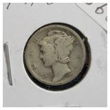1918 MERCURY DIME