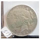 1928 S PEACE DOLLAR - SEMI KEY