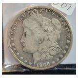 1886 S MORGAN DOLLAR - SEMI KEY