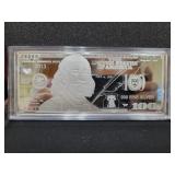 2013 $100 1 OZ SILVER PROOF - WASHINGTON MINT -