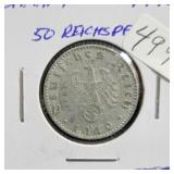 1940-J GERMANY 3RD REICH 50 PFENNIG