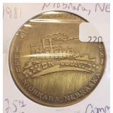 1981 NEBRASKA, NE 125TH ANN. TOKEN