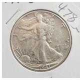 1941-D WALKING LIBERTY HALF DOLLAR