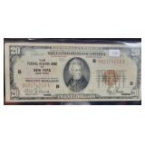 1929 NEW YORK FEDERAL RESERVE $20
