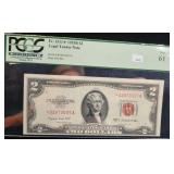 PCGS 61 SERV. 1953-B STAR REPLACEMENT $2