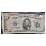 SERIES 1934-A $5 SILVER CERTIFICATE (NICE