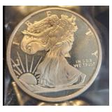 LIBERTY 1 OZ SILVER ROUND - GOLDEN STATE MINT