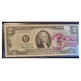 SERIES 1976 BICENTENNIAL GREEN SEAL $2