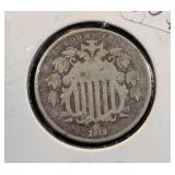 1868 SHIELD NICKEL