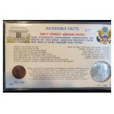 1964 LINCOLN CENT AND KENNEDY HALF -