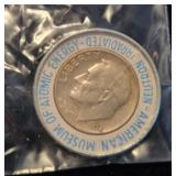 1954 ROOSEVELT SILVER DIME - NEUTRON IRRADIATED