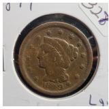 1849 LARGE CENT