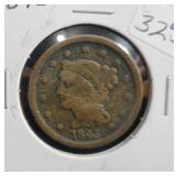 1845 LARGE CENT