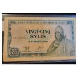 1960 GUINEE 25 SYLIS