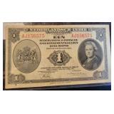 1943 NETHERLANDS 1 GULDEN
