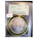 1902-O MORGAN SILVER DOLLAR - PCGS GRADED: MS63
