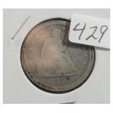 1856 SEATED LIBERTY QUARTER