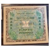 ALLY MILITARY CURRENCY 1/2 MARK