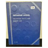 PARTIAL JEFFERSON NICKEL BOOK - 46 COINS