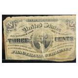 3RD ISSUE FRACTIONAL CURRENCY 3 CENT