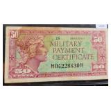 SERIES 611 FIFTY CENT MILITARY PAYMENT