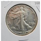 1942-D WALKING LIBERTY HALF DOLLAR