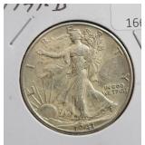 1941-D WALKING LIBERTY HALF DOLLAR