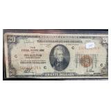 1929 PHILADELPHIA FEDERAL RESERVE $20