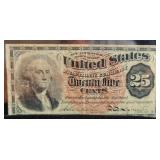 4TH ISSUE FRACTIONAL CURRENCY 25 CENT