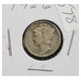 1926 MERCURY DIME