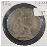 1906 BRITISH 1 PENNY
