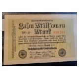 1923 GERMANY REICHS BANKNOTE