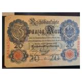 1914 GERMANY 20 MARKS
