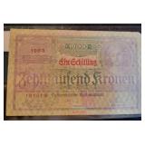 1924 AUSTRIA 10,000 KRONEN