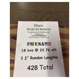 [428sft] ALBRIGHT OAK HARDWOOD 3 1/4"x RL