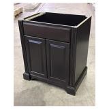 30"[W] x 22"[L] x 34 1/2"[H]    CHOCOLATE VANITY