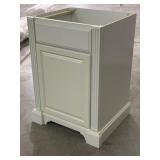 24"[W] x 22"[L] x 34 1/2"[H]   WHITE VANITY