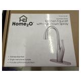 HOME2O STAINLESS STEEL KITCHEN FAUCET W/ PULL DOWN
