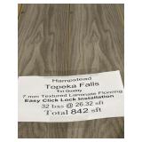 [842SFT] 7MM TOPEKA FALLS LAMINATE FLOORING